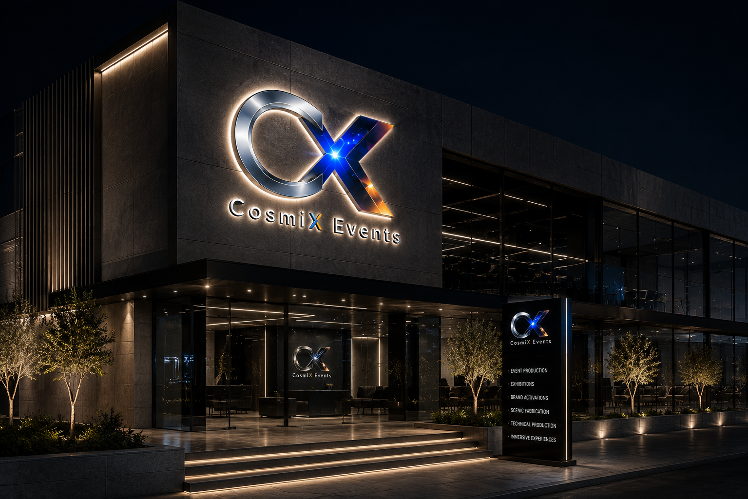 Signage — CosmiX Events