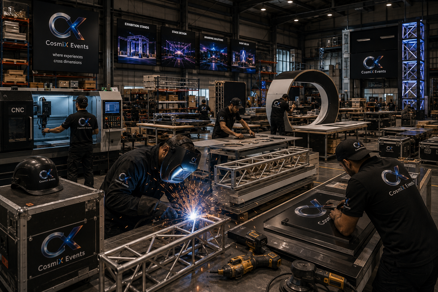 Fabrication — stage 04 of the CosmiX Events process